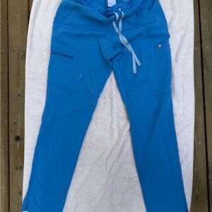 FIGS Yola Pants- SR Capri Blue